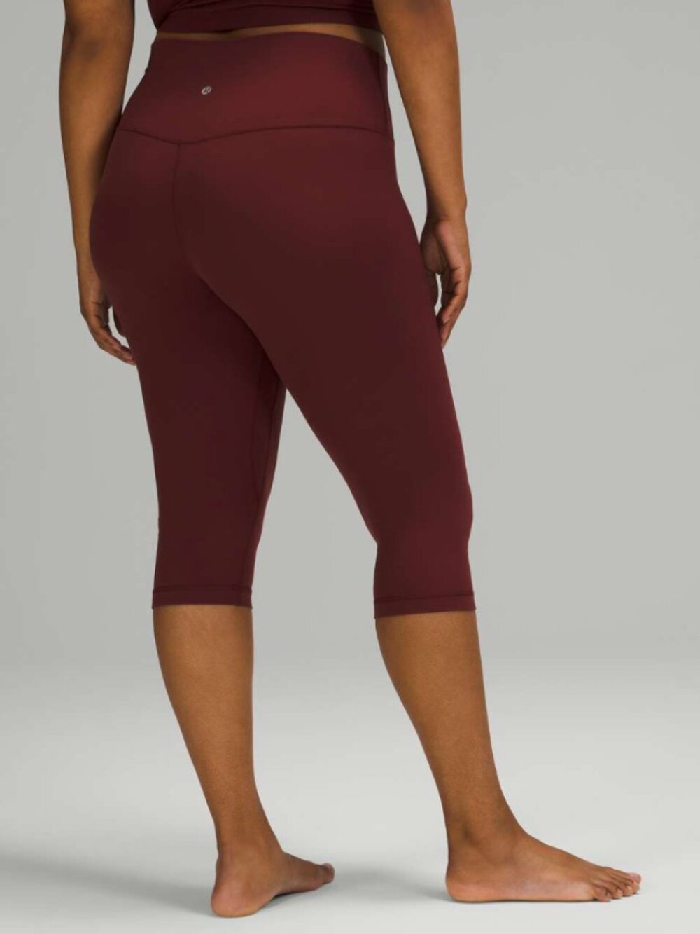 Lululemon Align High-Rise Crop 17" Burgundy Size 10